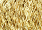 Bouilloneffektdraht gold